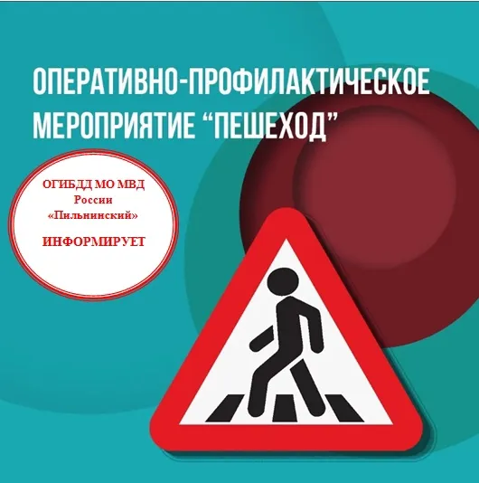 ОГИБДД МО МВД России "Пильнинский" проводится оперативно-профилактические мероприятия «Внимание пешеход»!