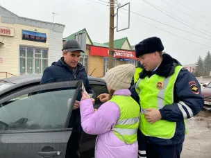 Сотрудники госавтоинспекции Пильнинского района провели акцию «Автокресло – детям»