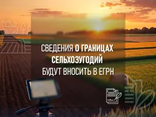 Нижегородский Росреест: с 1 июля 2026 года  в ЕГРН начнут вносить  сведения о границах сельхозугодий