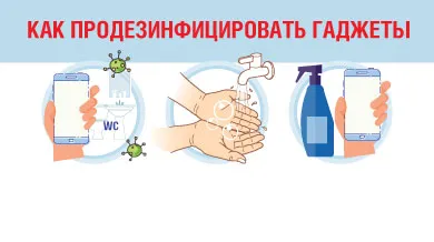 Роспотребнадзор напоминает о гигиене гаджетов