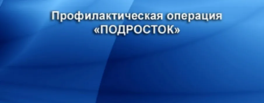 Полицейские подвели промежуточные итоги операции «Подросток»
