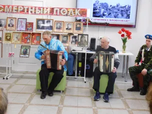 Новости ЦБС:МУЗЫКАЛЬНАЯ ГОСТИНАЯ «ИГРАЙ, ГАРМОШКА ФРОНТОВАЯ!»