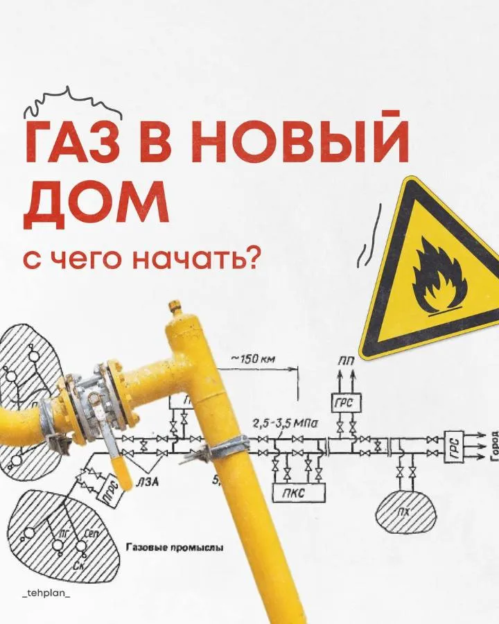 Газ в новом доме: пошаговый алгоритм действий для собственников