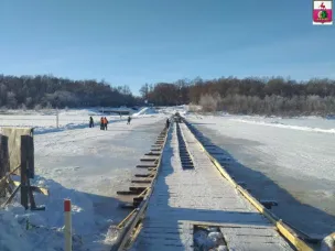 Ледовая переправа открыта!