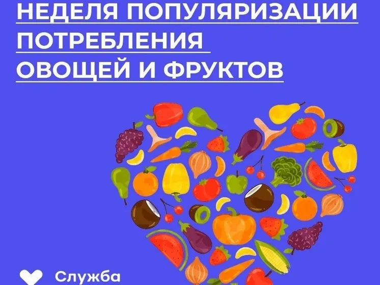Неделя популяризации потребления овощей и фруктов 20-26 октября 2025 года